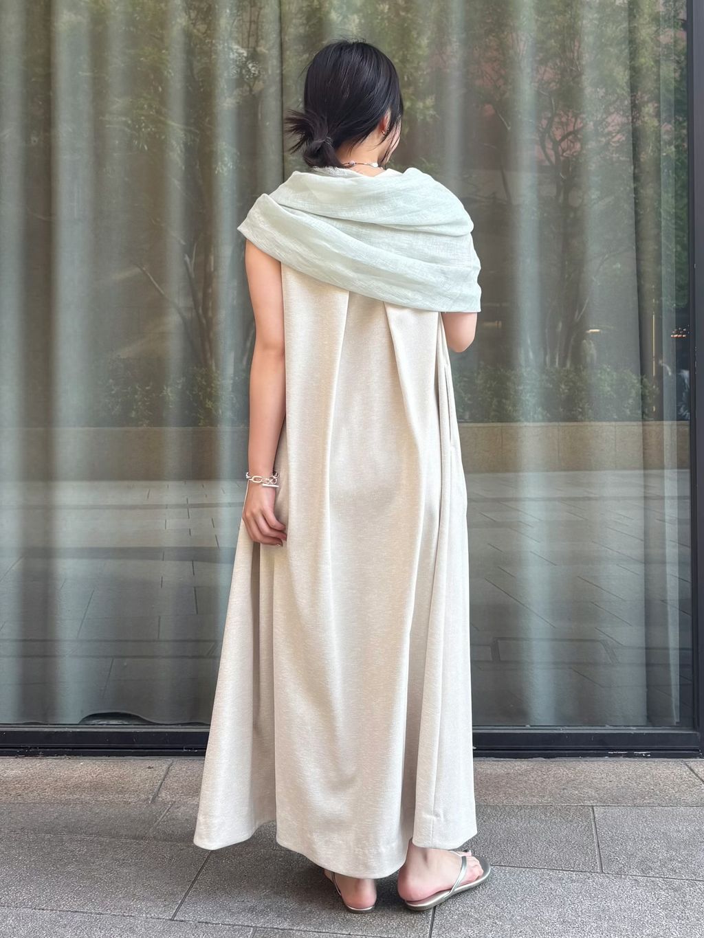 NIMNIMDUAI/ニムニムデュアイ 別注 PREMIUM LINEN GAUZE STOLE