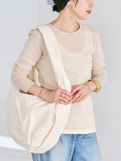 プラージュ　ロンT 追加》Mesh Sheer ロンT 5（Tシャツ／カットソー）｜Plage（プラージュ