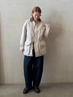 リブデザインカーディガンのコーディネートスナップ（Y.S）｜journal