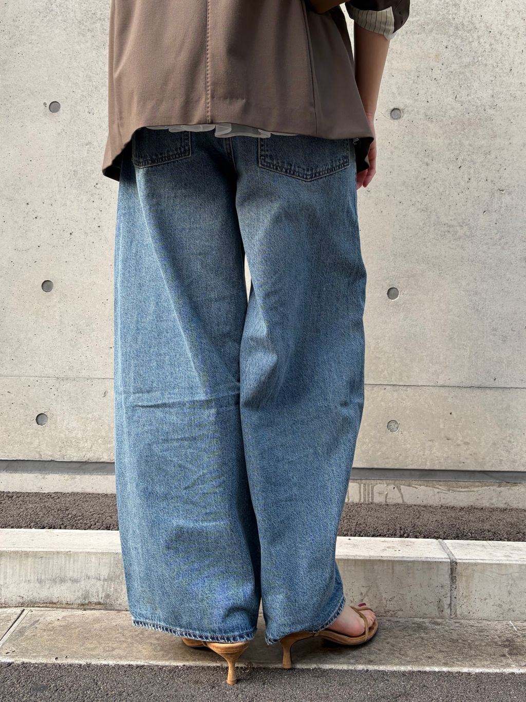 新色有り / 追加》プレーンウィーブダブルブレストジャケットの