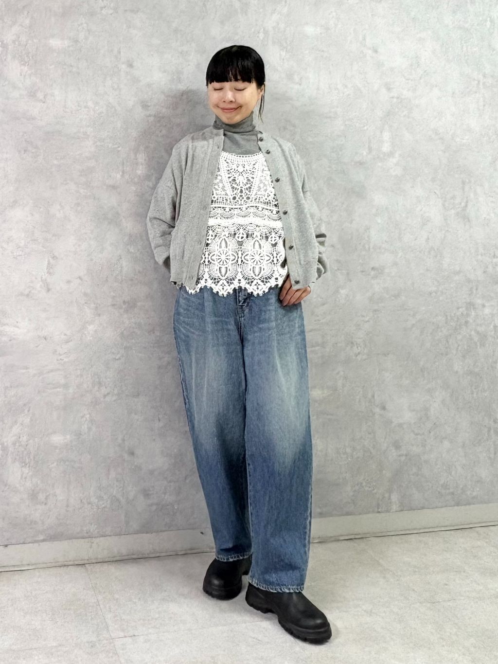 追加2》13OZデニム タックラウンドパンツのコーディネートスナップ