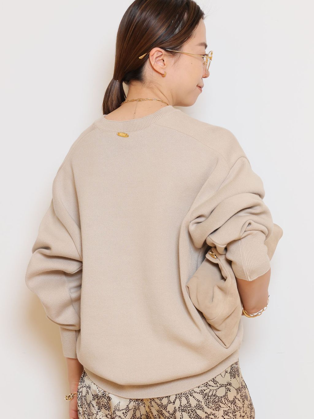 美品☆ミューズドゥドゥーズィーエムクラス リブ Vネックプルオーバー アイボリー 3090057905721257_01_2090w.jpeg