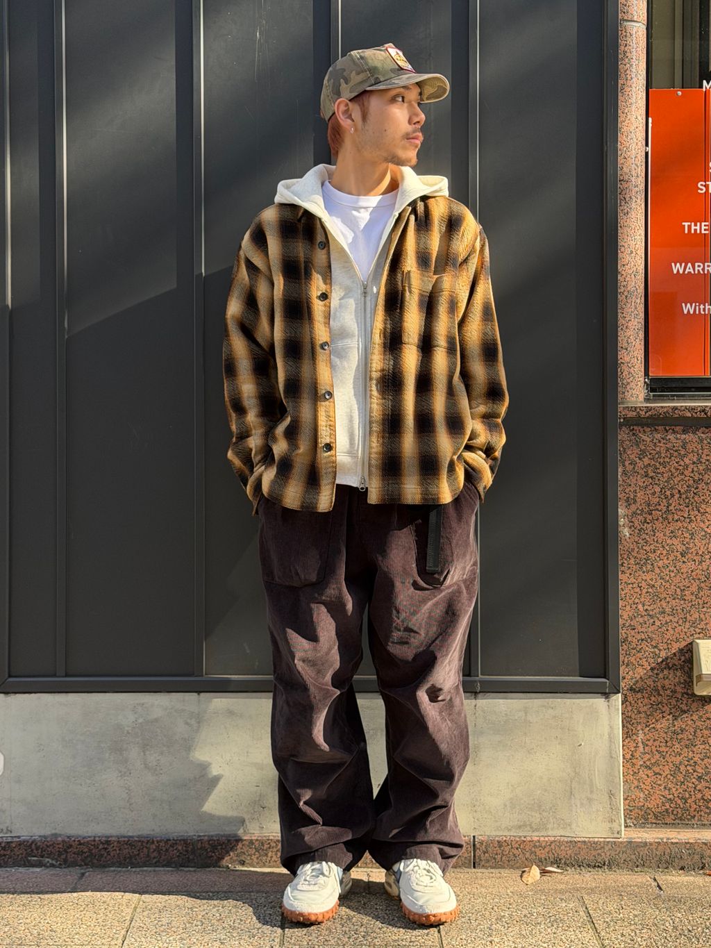 ROTOL × WISM別注 Ombre Check Flannel Shirtのコーディネートスナップ