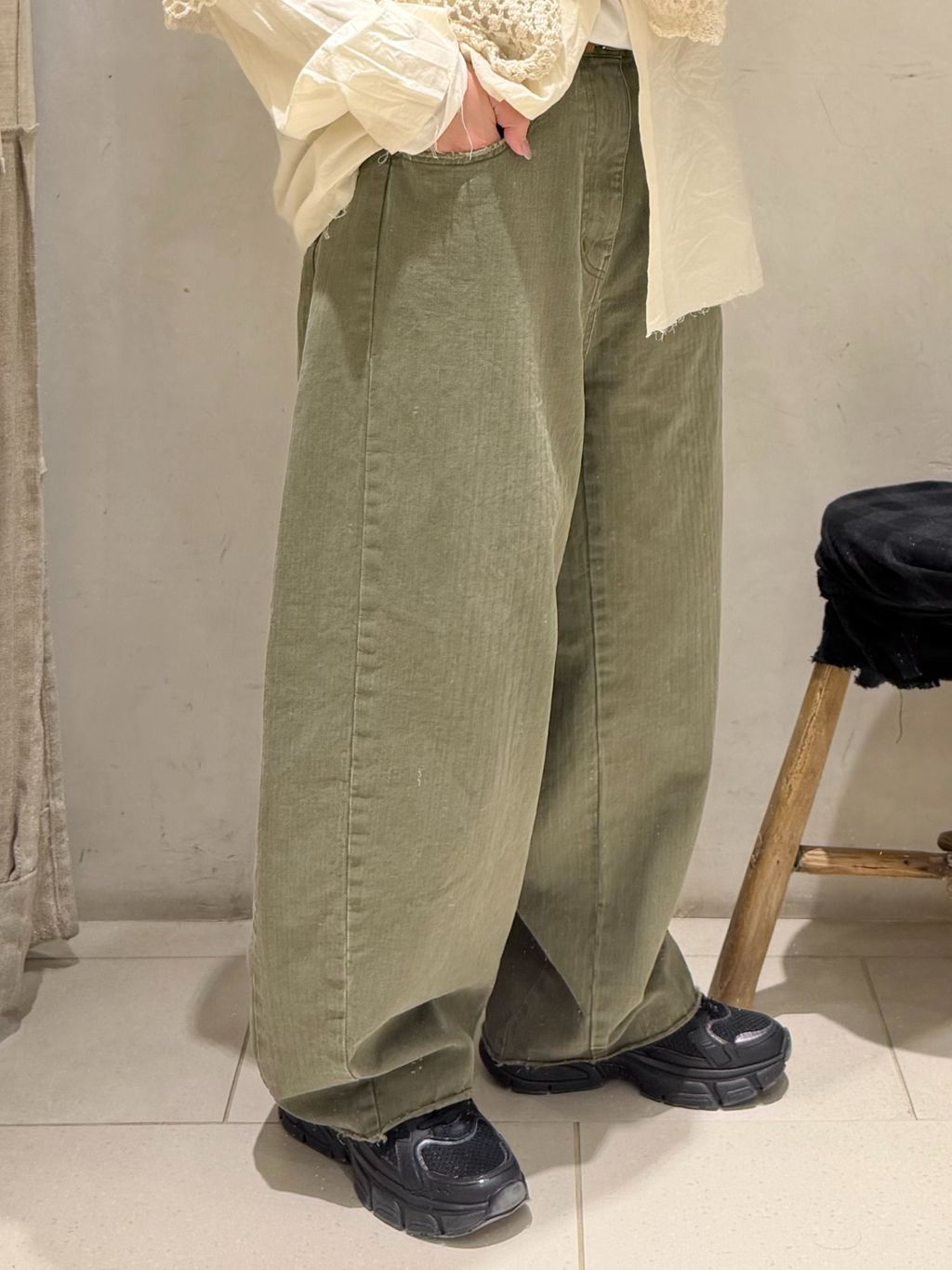 予約》ヴィンテージヘリンボン スウィッチパンツのコーディネート