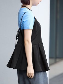 完全受注生産】《追加2》SO グログランキャミブラウスのコーディネート