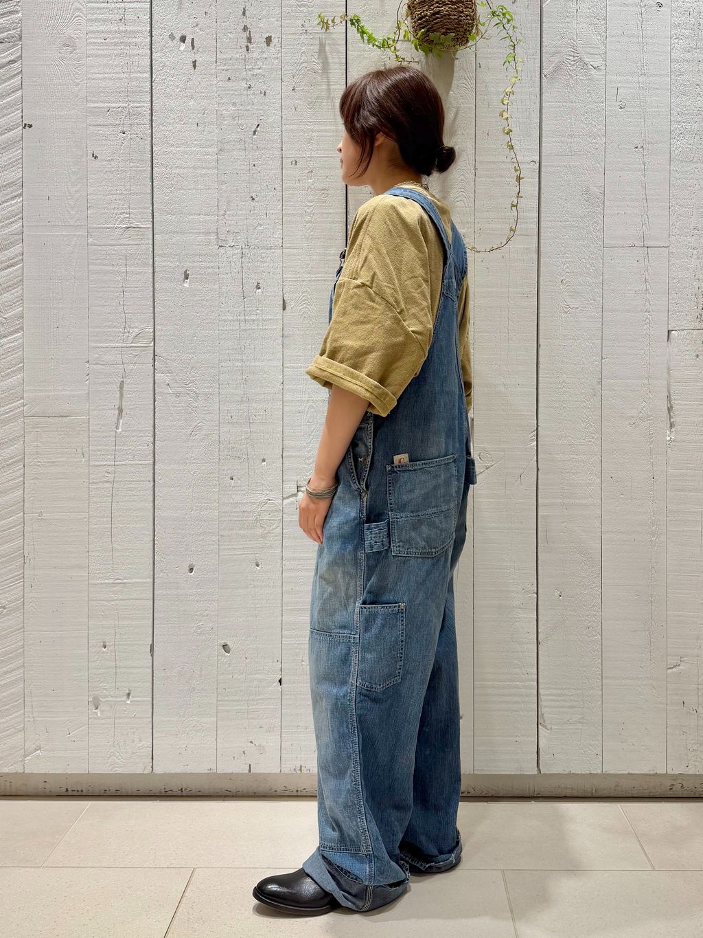 chimala】 8.5OZ W WIDTH DENIM OVERALLのコーディネートスナップ（AT