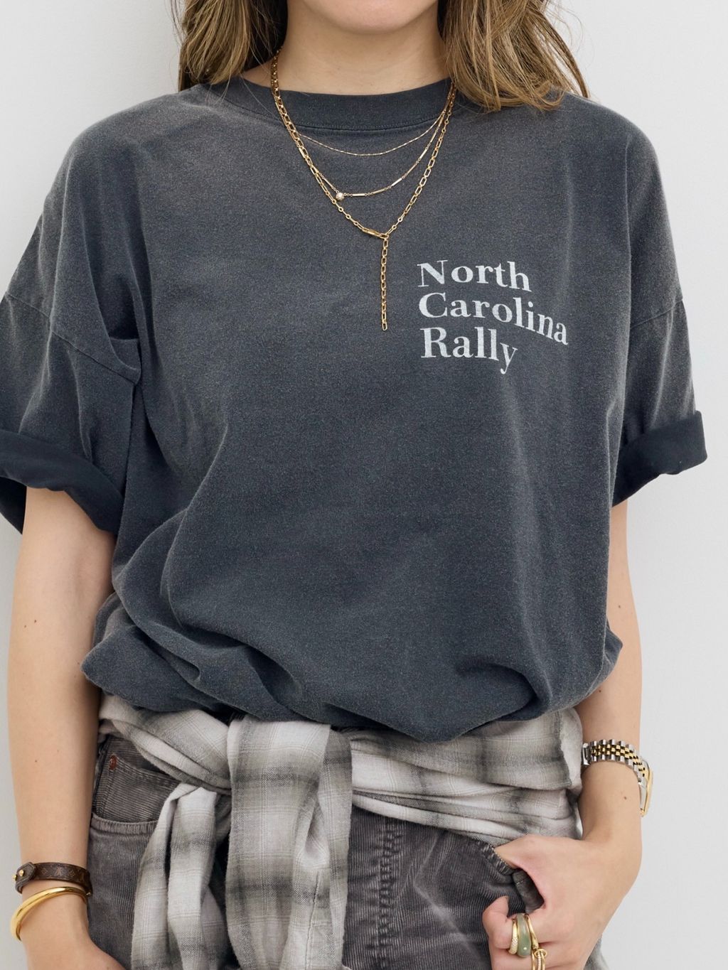REMI RELIEF/レミ レリーフ】 OMBRE CHECK SHIRTのコーディネート