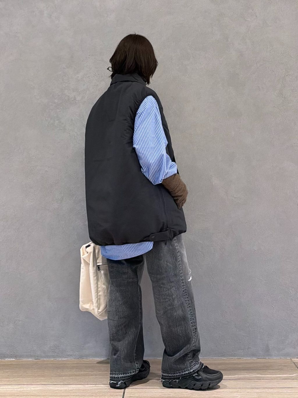 13OZデニム ダメージ5PKのコーディネートスナップ（AT）｜journal