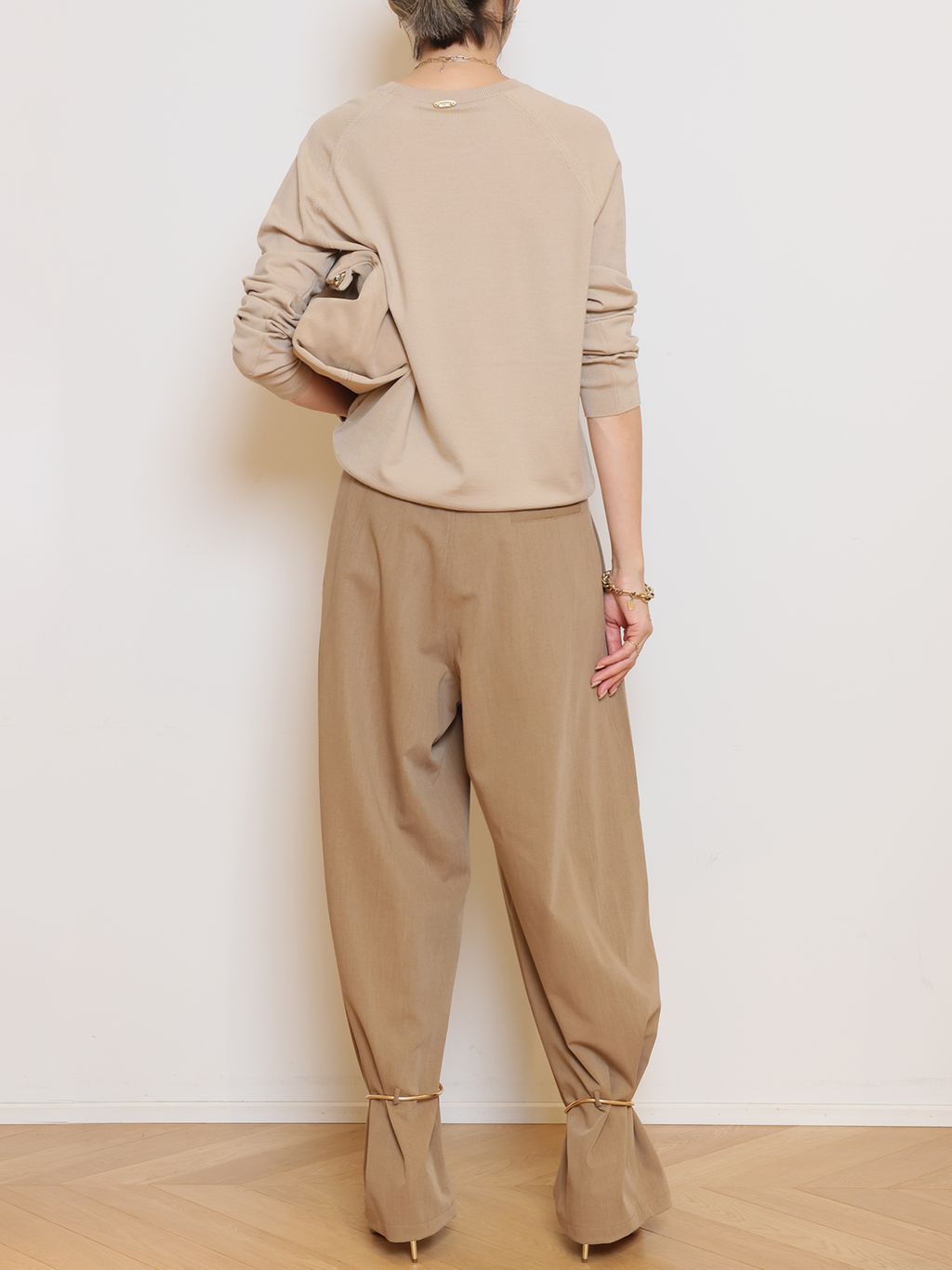 OPTIMOクルーネックプルオーバーのコーディネートスナップ（MUSE