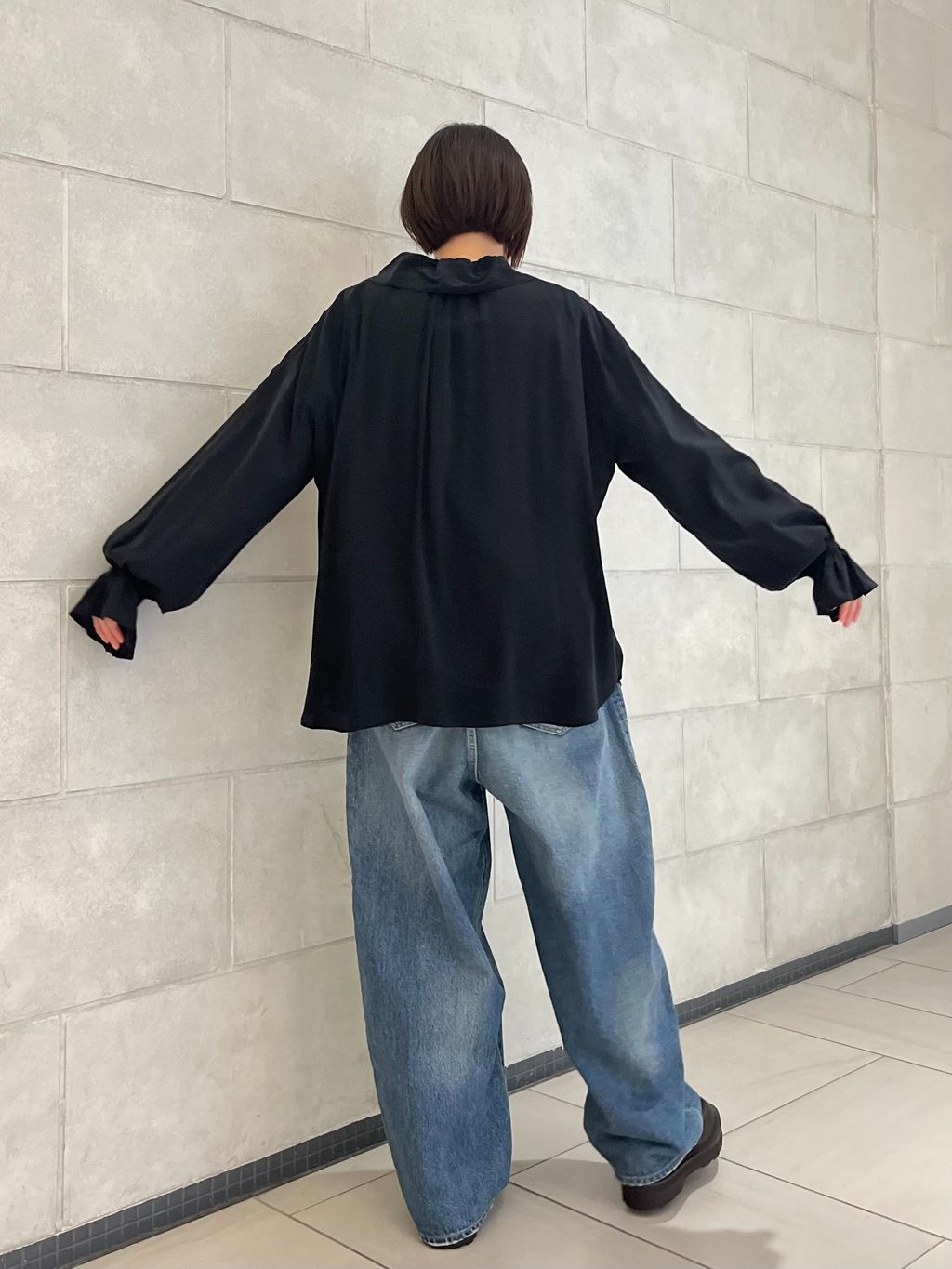 追加2》13OZデニム タックラウンドパンツのコーディネートスナップ