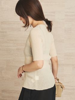 R'IAM RIB SEER カーディガンのコーディネートスナップ（yoshie