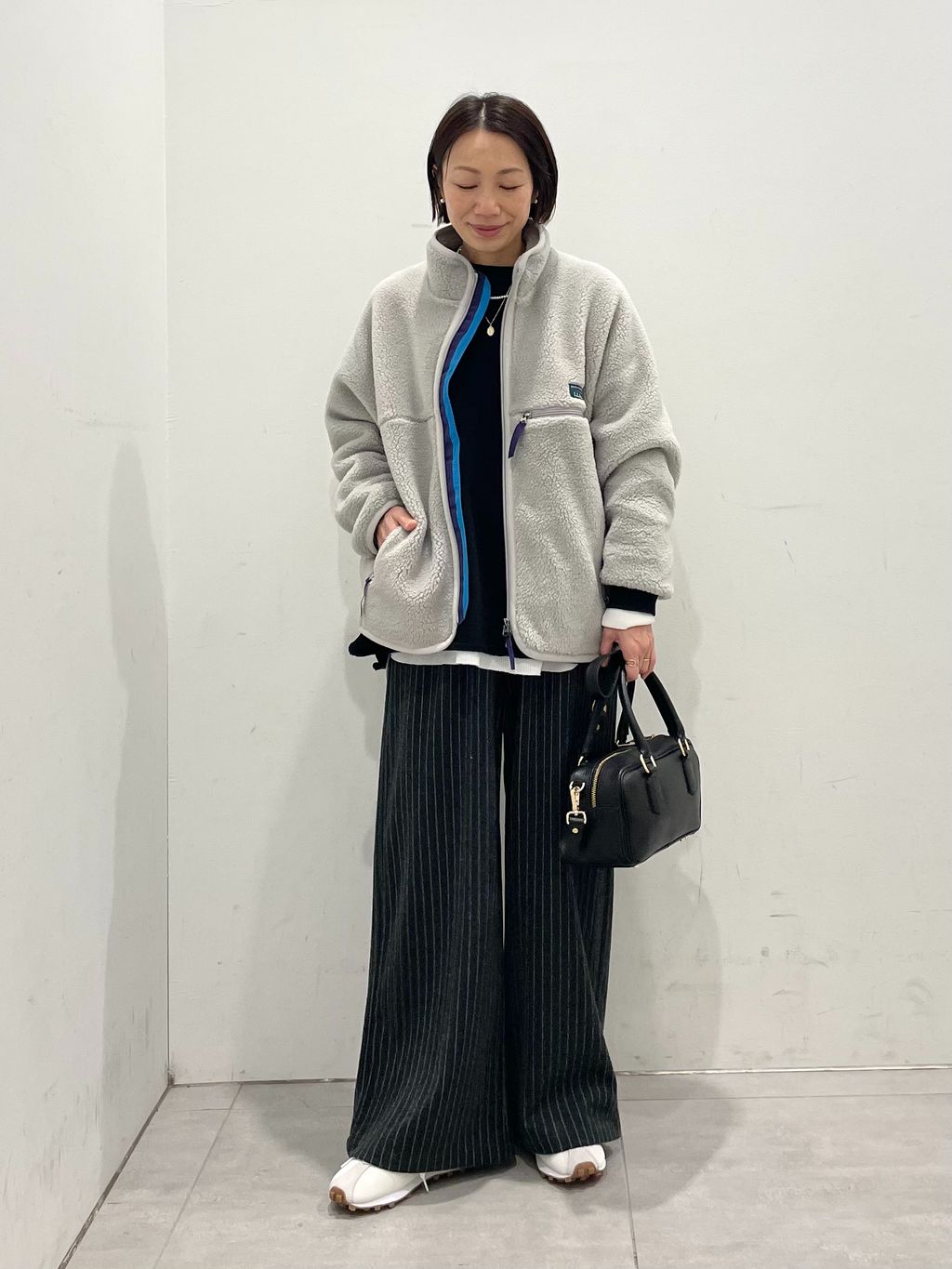 L.L.Bean/エルエルビーン】Topsham Boa Fleece Jacketのコーディネート 