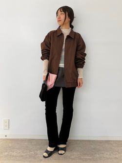 SKIN*LULU】ブルゾンのコーディネートスナップ（miyu）｜EDIT. FOR