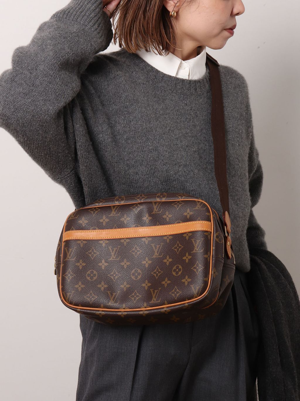 VINTAGE LOUIS VUITTON/ルイ ヴィトン】Reporter pmのコーディネート