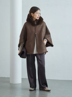 LOU ANDREA/ルーアンドレア ECO FUR BZ エコファーブルゾンの