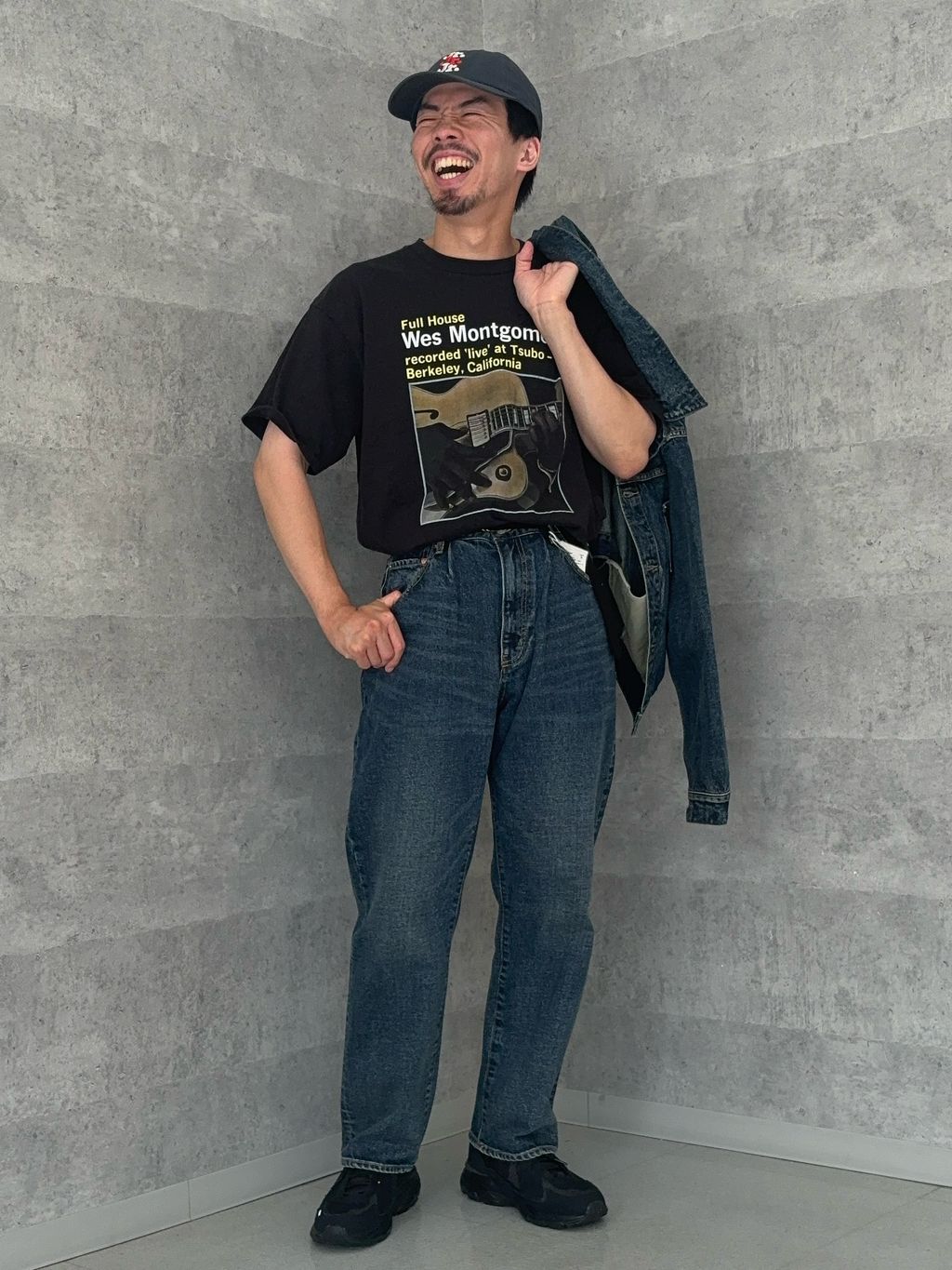 クラフトデニム 13.5oz トラッカージャケットのコーディネートスナップ