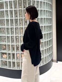 ダブルブレストハーフコートのコーディネートスナップ（natsumi
