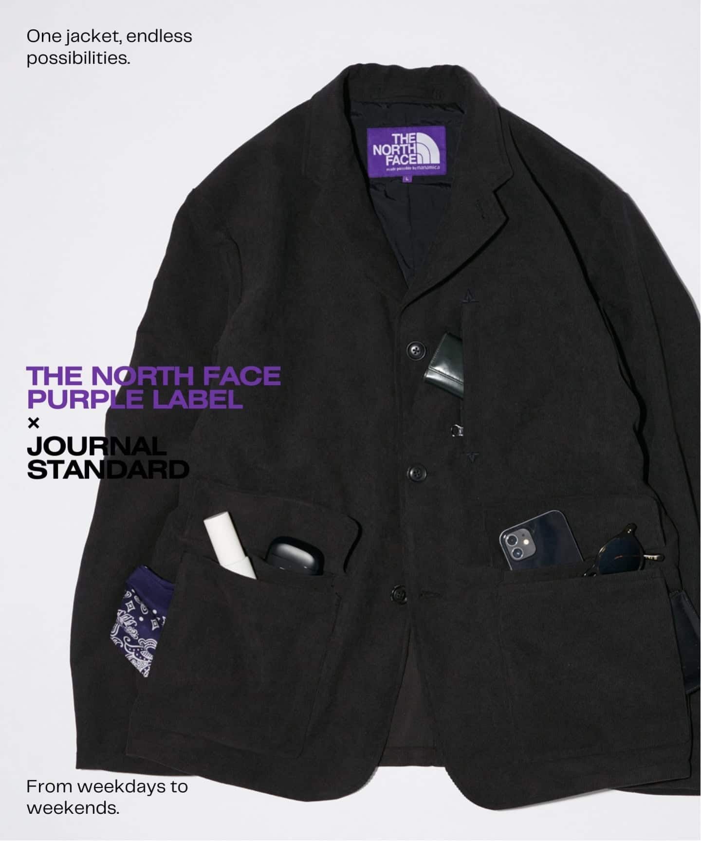 コーデュロイを、もっと軽快に。THE NORTH FACE PURPLE LABEL 別注