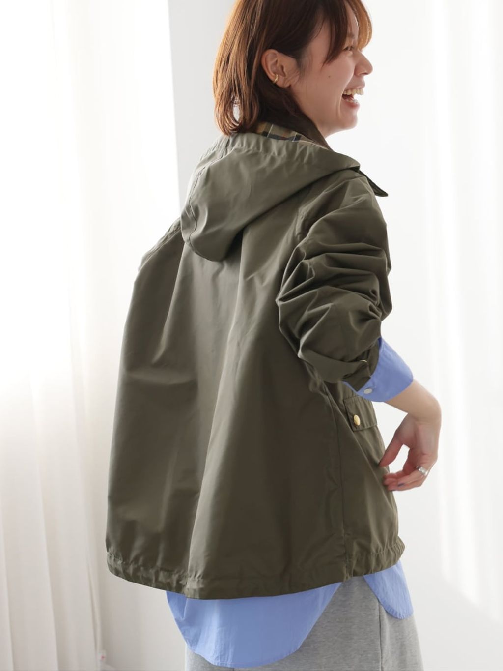 別注【Barbour/バブアー】modified short jacket：ブルゾンの