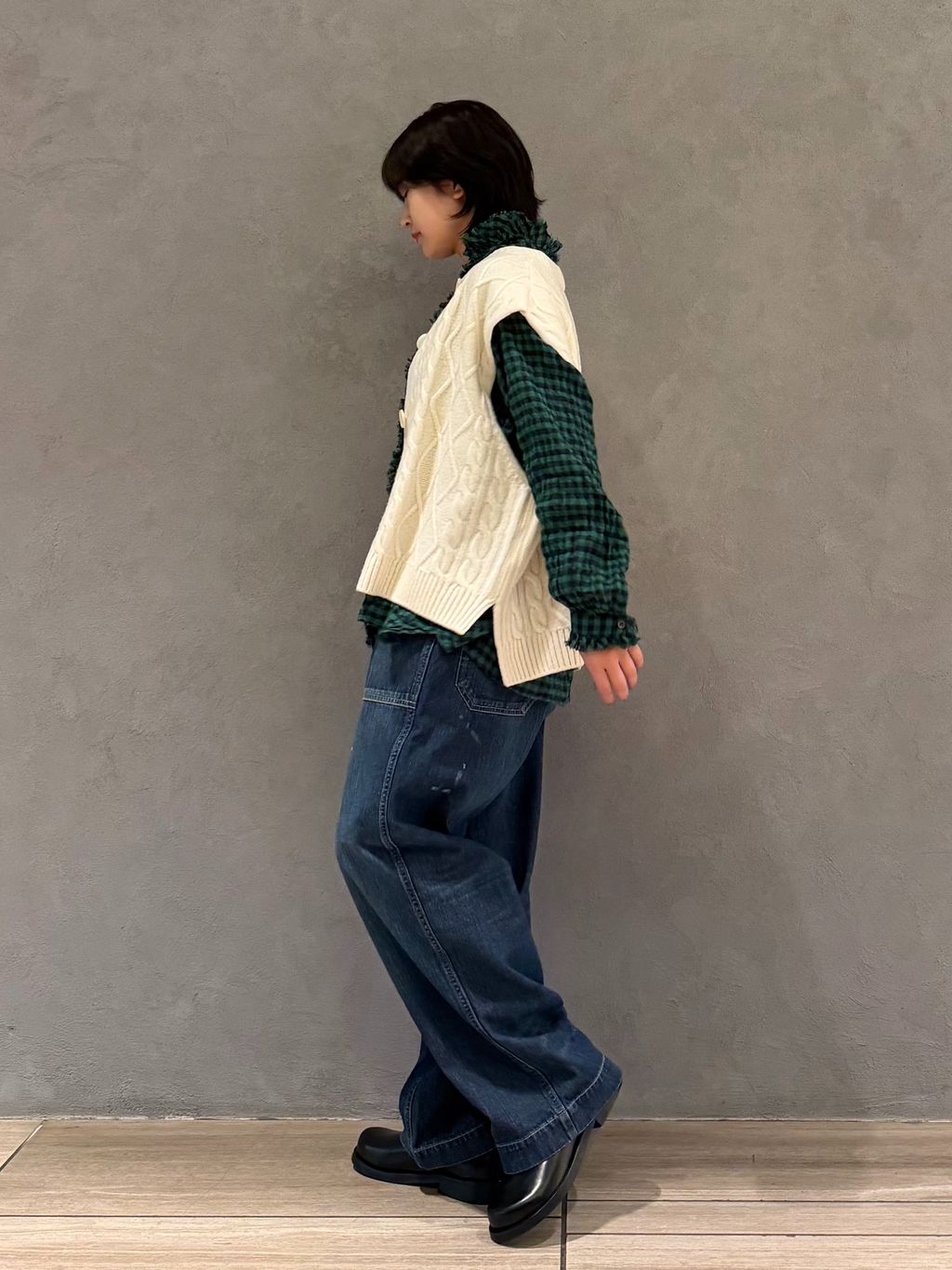 10OZワークパンツのコーディネートスナップ（AT）｜journal standard