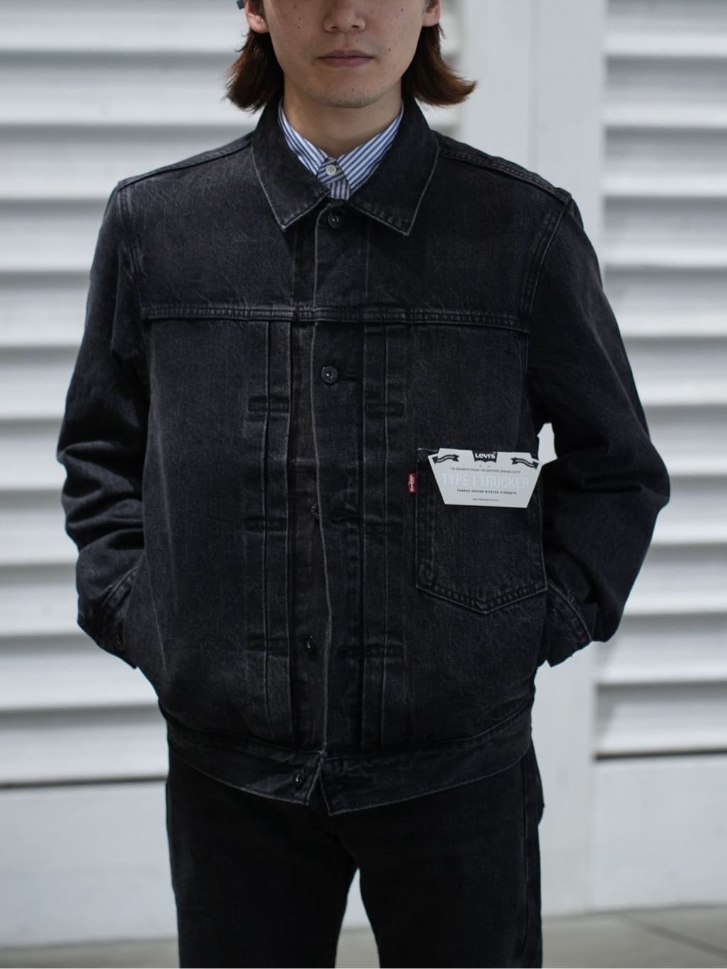 Levi's(リーバイス) 30th 別注 Type 1 Trucker Jacket BLACKの