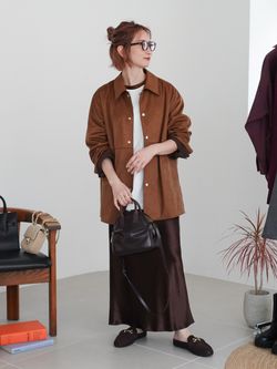 追加》フェイクスエードオープンカラージャケット（その他ブルゾン