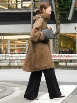 LIBERADD/リベラド】ZIP LONG BLOUSONのコーディネートスナップ（MIO