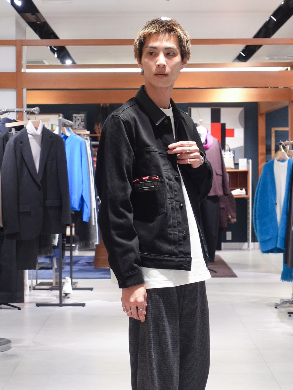 A101＊Sサイズ中心＊オフィスカジュアル8点コーデセット＊まとめ売り Levi's(リーバイス) 別注 2nd Type トラッカー ジャケットの