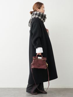 CASHEEP LONG コートのコーディネートスナップ（MIZU）｜Deuxieme