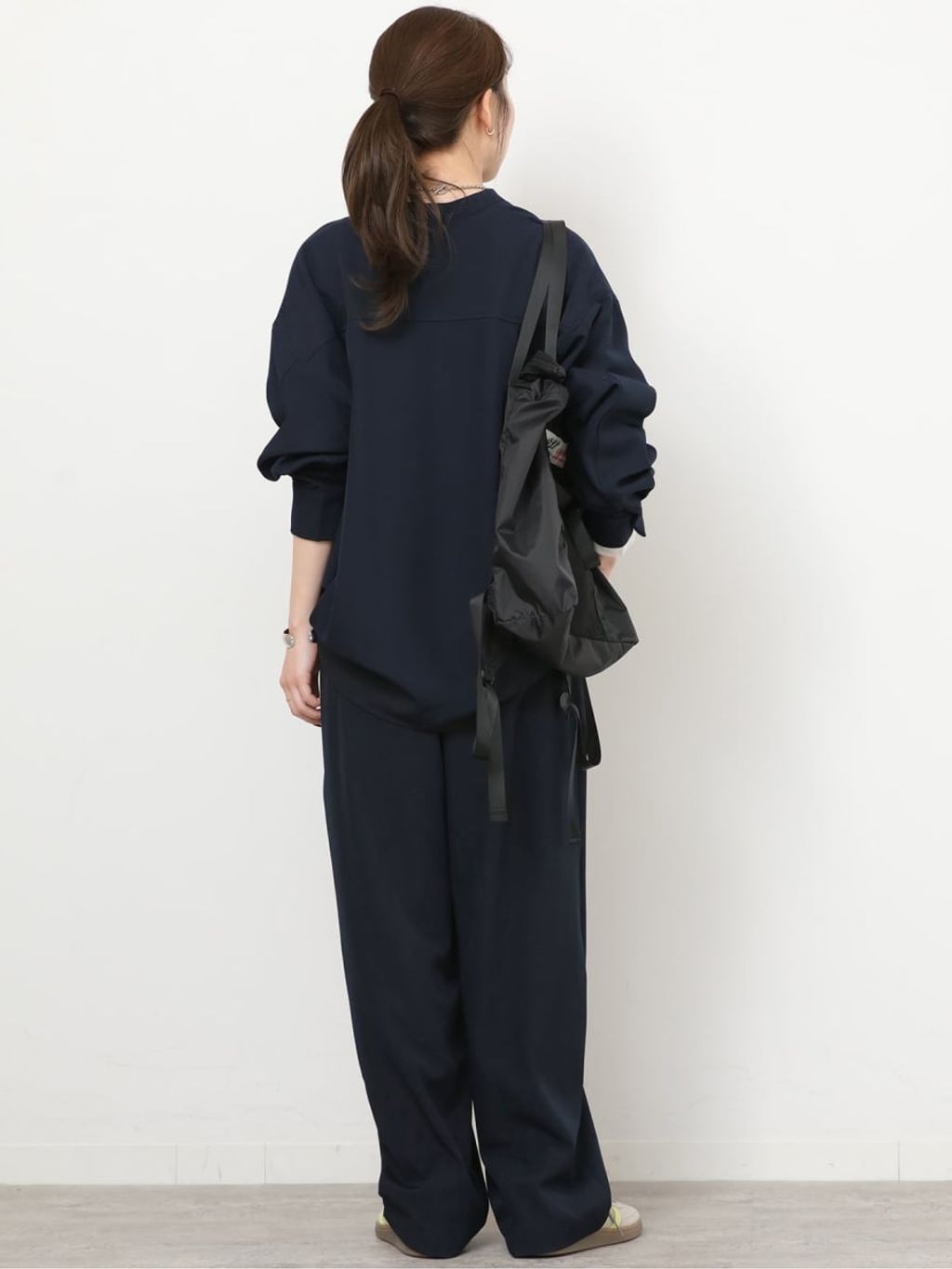 一部WEB限定》［2点セット］メランジツイルセットアップの