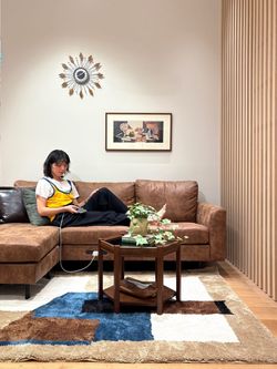 ACME FURNITURE CUSHION SUMATRA ブラウン2個セット CUSHION-SUMATRA(中材込) クッション（クッション／クッションカバー