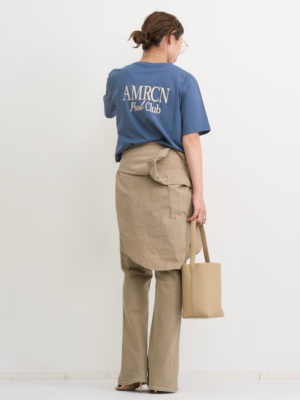 Washed Relax Shirtsのコーディネートスナップ（PR Sasaki）｜L