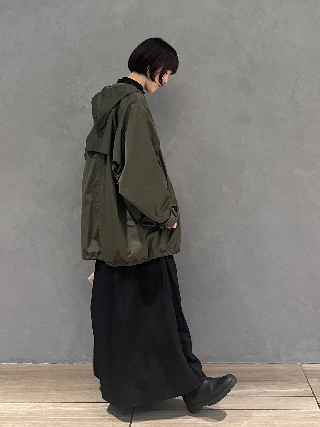 ナイロンハーフコートのコーディネートスナップ（K.M）｜journal