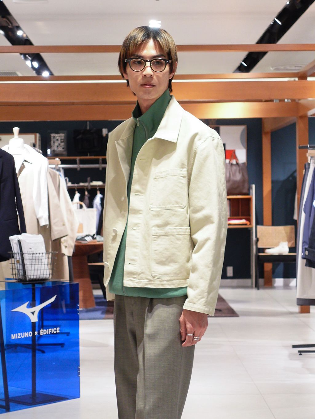 AURALEE (オーラリー) GARMENT-DYED ORGANIC COTTON HEAVY TWILL SHORT