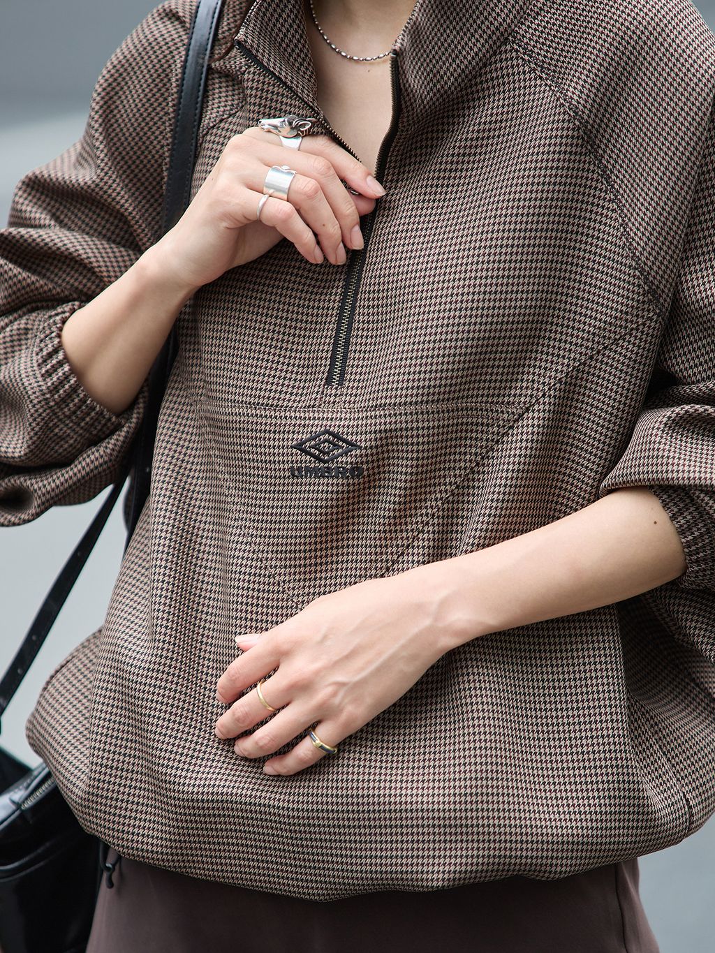 予約》【UMBRO×JS】 HALFZIPのコーディネートスナップ（murakamifuna