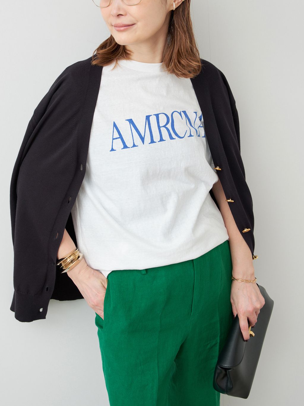 AMERICANA/アメリカーナ】AMRCNA TEEのコーディネートスナップ（MIZU