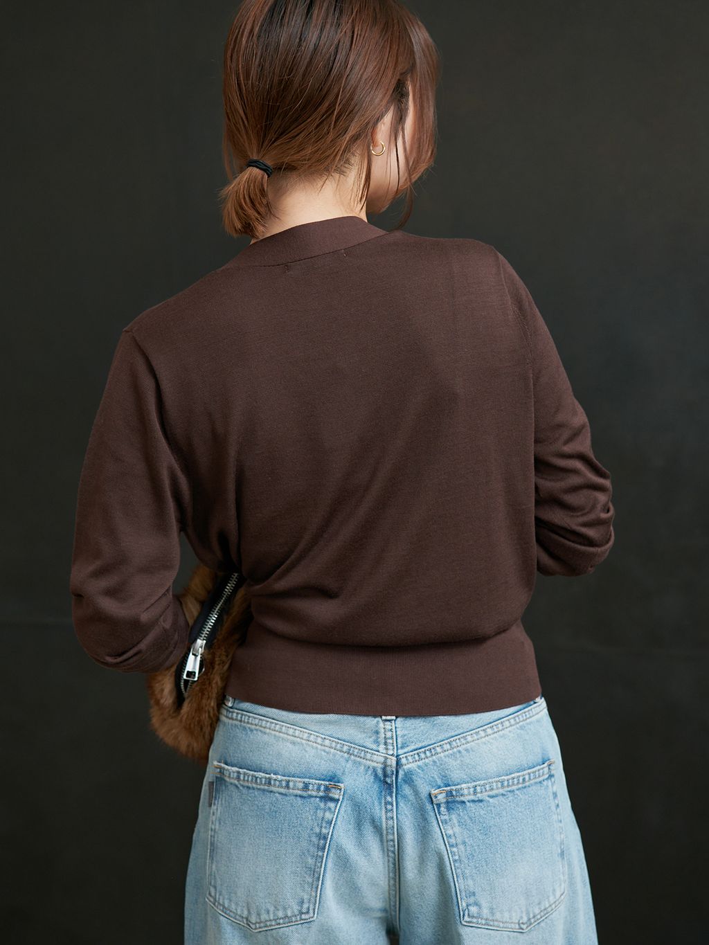 R'IAM カシュクールカーディガンのコーディネートスナップ（yuzuki