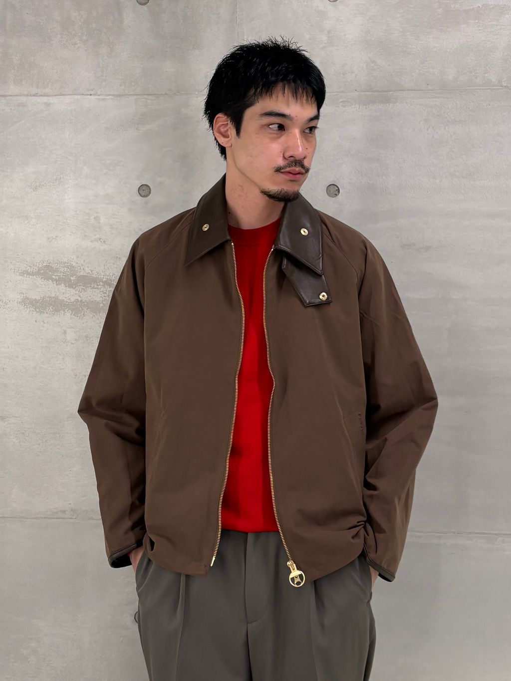 Barbour (バブアー) 別注 TRANSPORT MODIFYのコーディネートスナップ