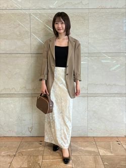 VINTAGE VIYELLA ジャケットのコーディネートスナップ（suzuna