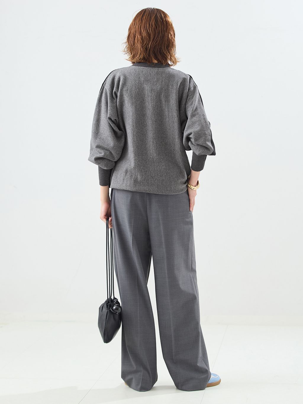 予約》別注【INSCRIRE/アンスクリア】ハイブリッドスウェットの