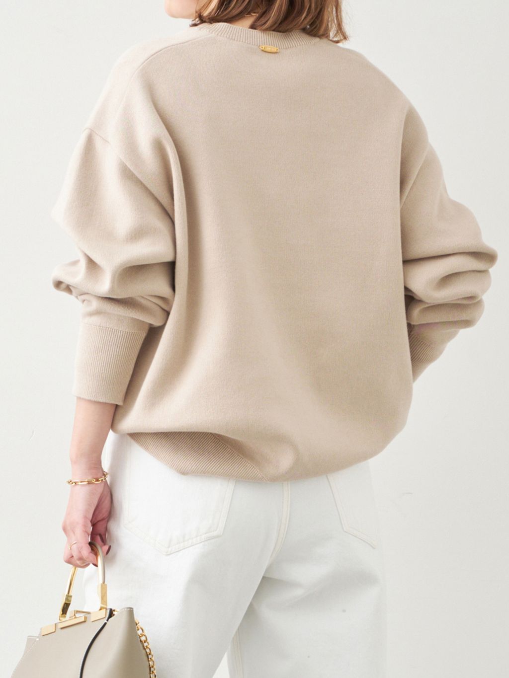 SMOOTH TOP クルーネック プルオーバーのコーディネートスナップ（MIZU