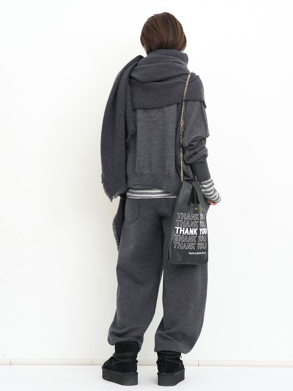 GOOD GRIEF!/グッド グリーフ】 Knit Cropped Topのコーディネート