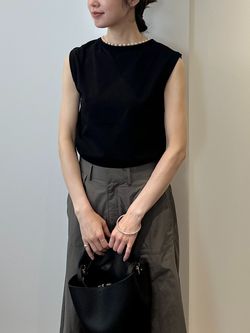 洗濯機洗い可》チノライクスカートのコーディネートスナップ（utano