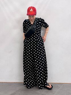 別注》ne Quittez pas / ヌキテパ Cotton Dobby Stripe Flower Print