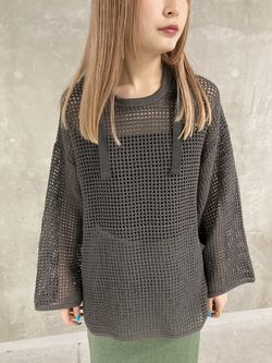 □□【ARMY TWILL/アーミーツイル】Cotton Mesh HOODIE：メッシュ
