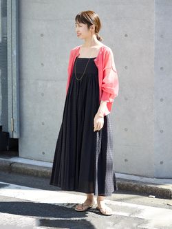 シアーラミーカーディガン ピンク サムネイル