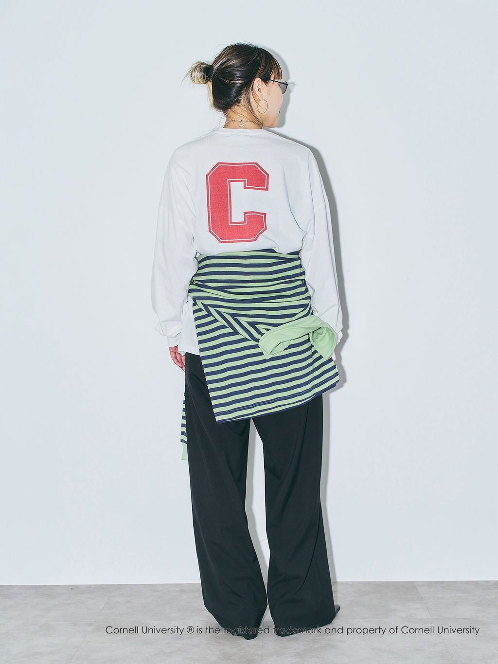 予約》MILLER 別注 border shirt：カットソーのコーディネートスナップ