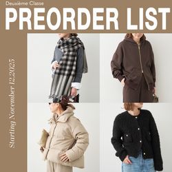PREORDER LIST｜Deuxieme Classe（）｜ブログ｜BAYCREW'S STORE