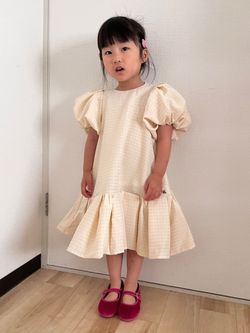 追加》【Uhr baby&kids】別注Mom dress kidsのコーディネートスナップ