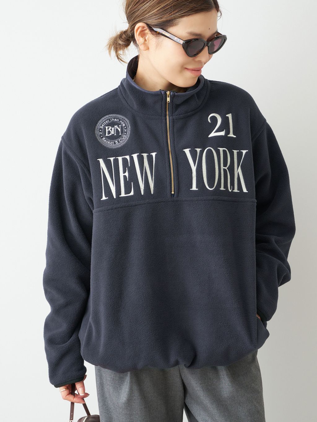 BTN Half Zip フリースのコーディネートスナップ（HIRO）｜Deuxieme